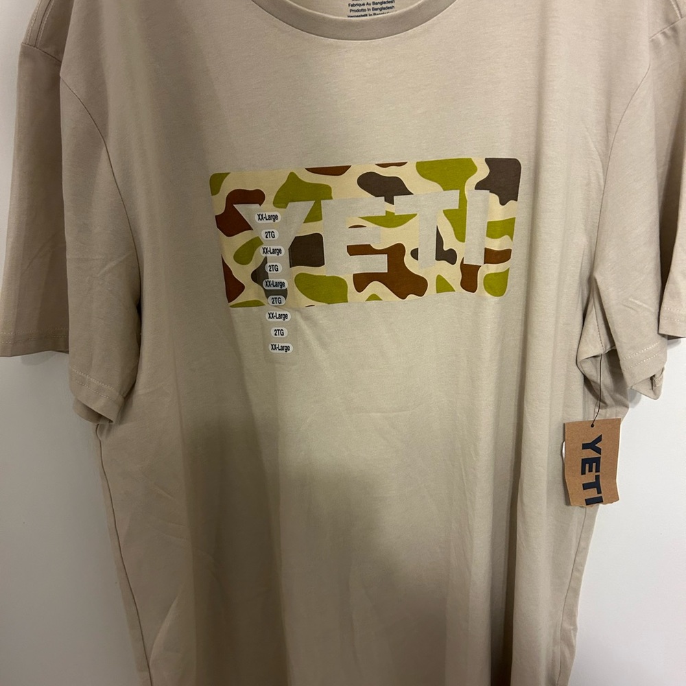 Brand NWT YETI coolers badge shirt XXL